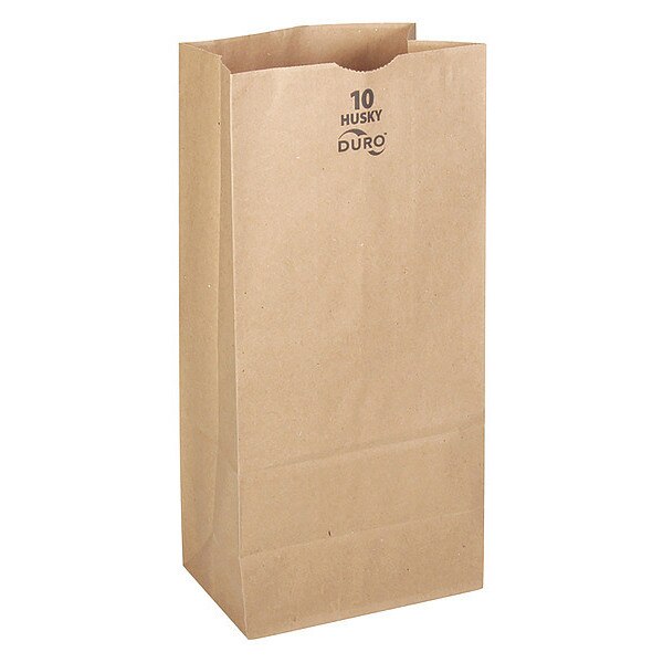 Grocery Bag, Brn, 13-3/8