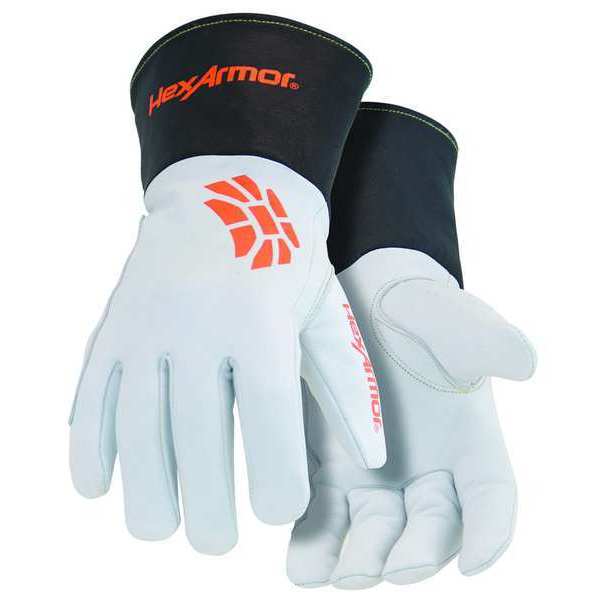 Cut Resistant Arc Flash Gloves, A5 Cut Level, Uncoated, XS, 1 PR