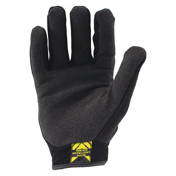 Mechanics Touchscreen Gloves, 2XL, Black/Silver, Single Layer, Polyester