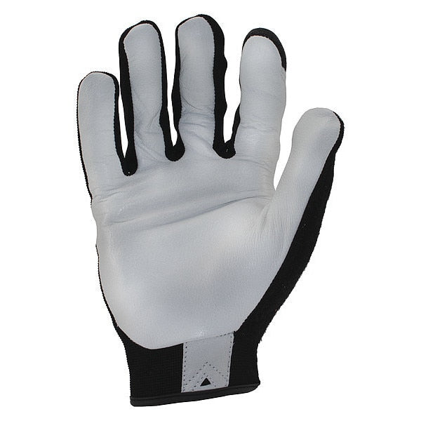 Mechanics Touchscreen Gloves, 2XL, Black/White, Single Layer, Polyester