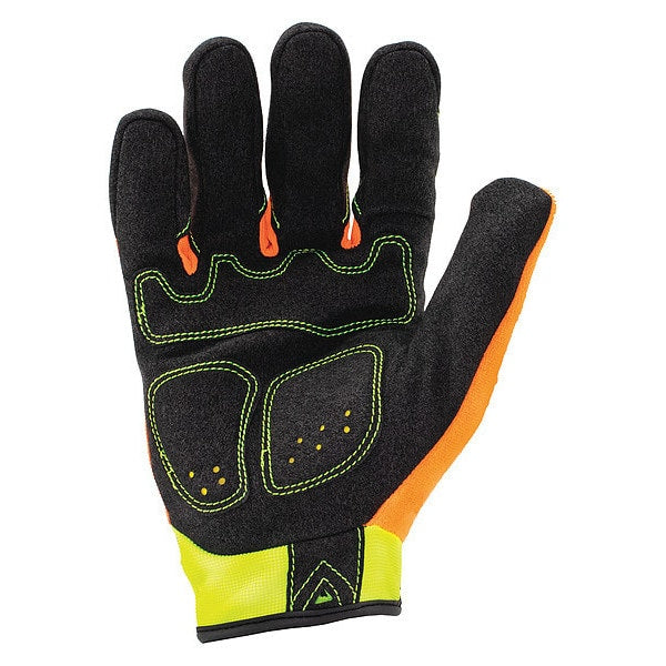 Impact Resistant Gloves, Adjustable, L, PR