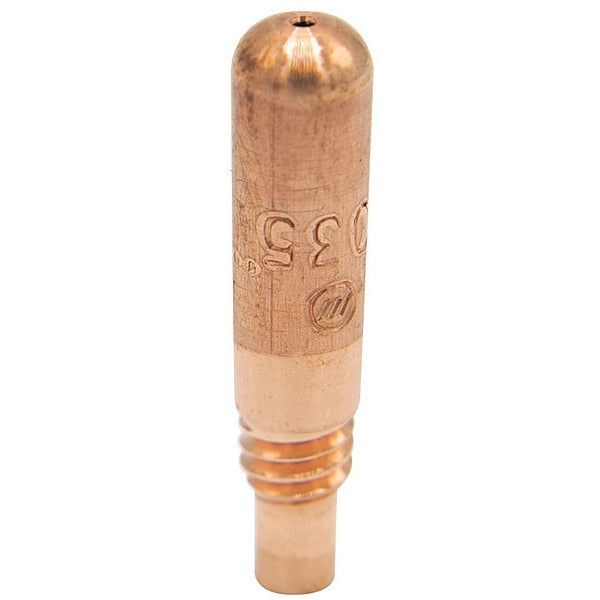 Contact Tip, 0.035 in, Copper, Pack of 10