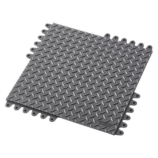 Interlocking Antifatigue Mat Tile Rubber 18 in 18 in 3/4 in