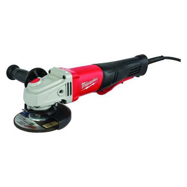 11 Amp 4-1/2â / 5â Braking Small Angle Grinder Paddle No-lock