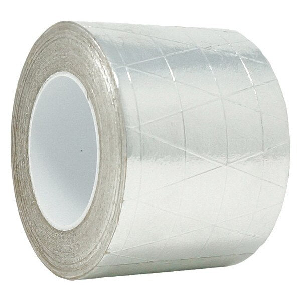 Foil Tape, 46m L, 72mm W, Acrylic Adhesive