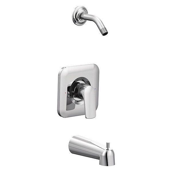Tub Shower, Metal, Plastic