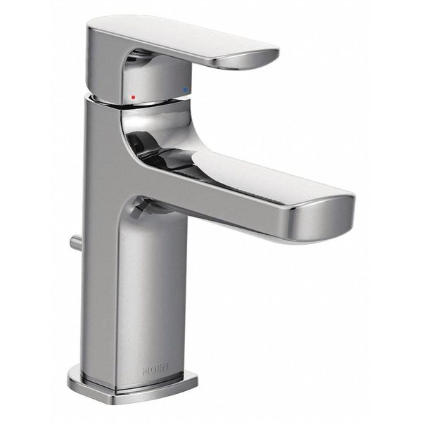 Lever Handle Single Hole Mount, 1 Hole Bathroom Faucet, Chrome