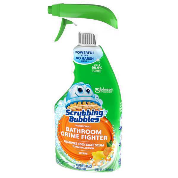 Bathroom Cleaner, Spray Bottle, 32 oz., PK8