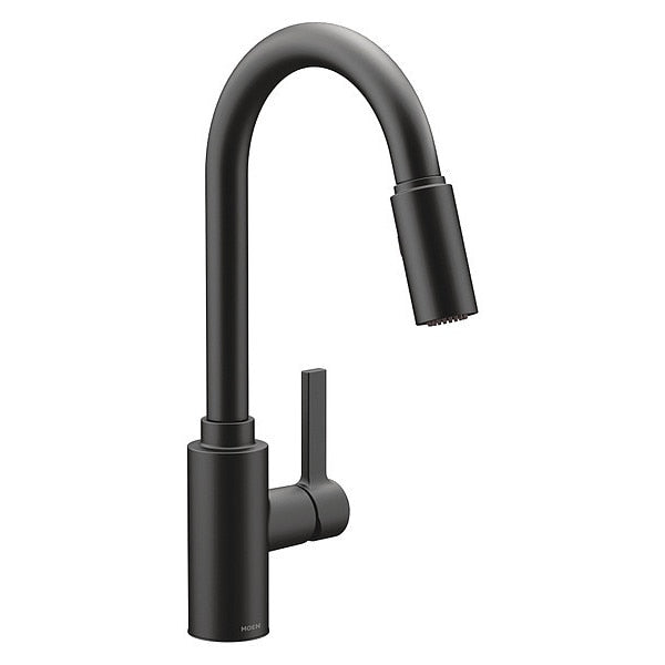 Manual, Single Hole Mount, Residential / Commercial 1 or 3 Hole Gooseneck Kitchen Faucet
