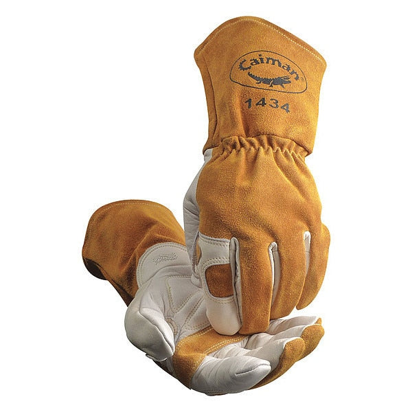 MIG/Stick Welding Gloves, Cowhide Palm, L, PR