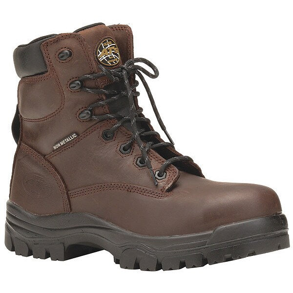 Size 14 Men's 6 in Work Boot Composite Work Boot, Brown