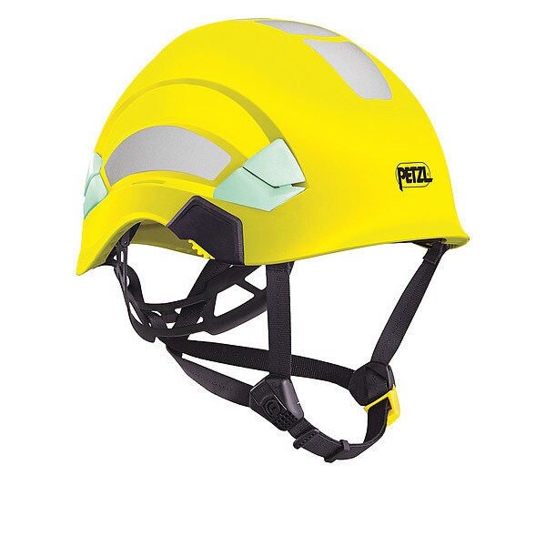 Front Brim Hard Hat, Type 1, Class E, Ratchet (6-Point), Hi-Vis Yellow