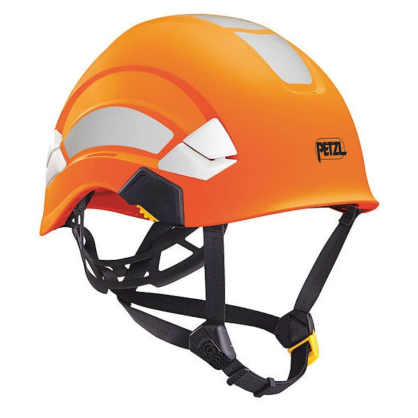 Front Brim Hard Hat, Type 1, Class E, Ratchet (6-Point), Hi-Vis Orange