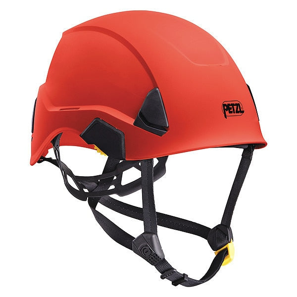 Front Brim Hard Hat, Type 1, Class C, Ratchet (6-Point), Red