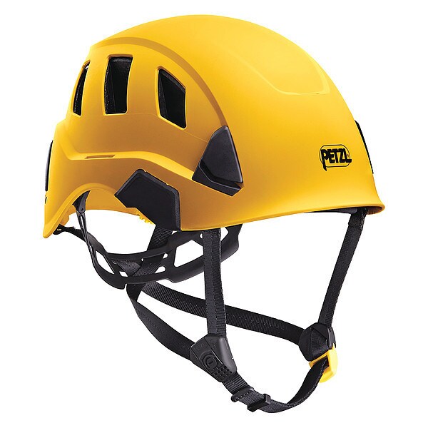 Front Brim Hard Hat, Type 1, Class C, Ratchet (6-Point), Yellow