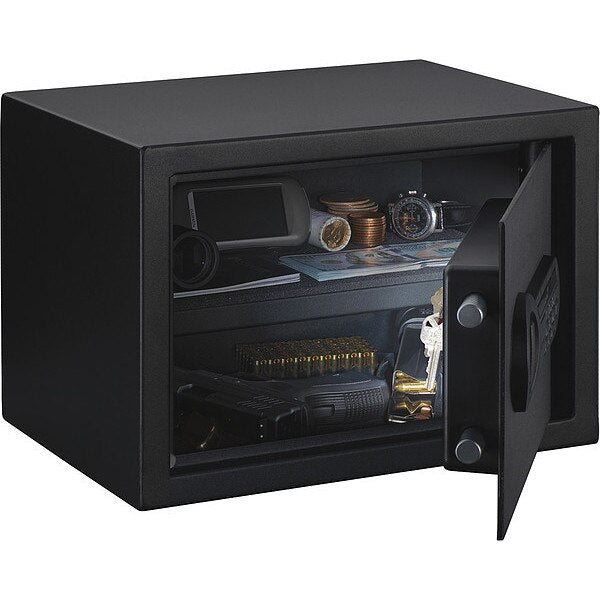 Security Safe, 0.99 cu ft, 22 lb, Electronic Lock