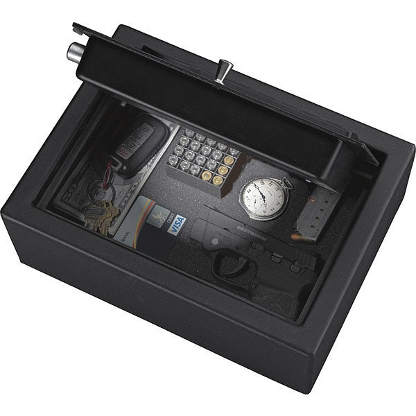 Security Safe, 0.4 cu ft, 13.5 lb, Electronic Lock