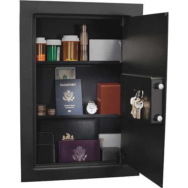 Wall Safe, 1.08 cu ft, 35 lb