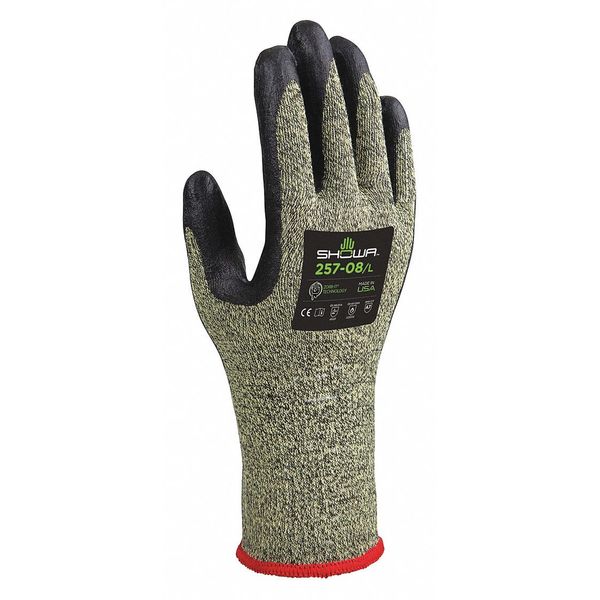 Cut Resistant Coated Gloves, A7 Cut Level, Foam Nitrile, M, 1 PR