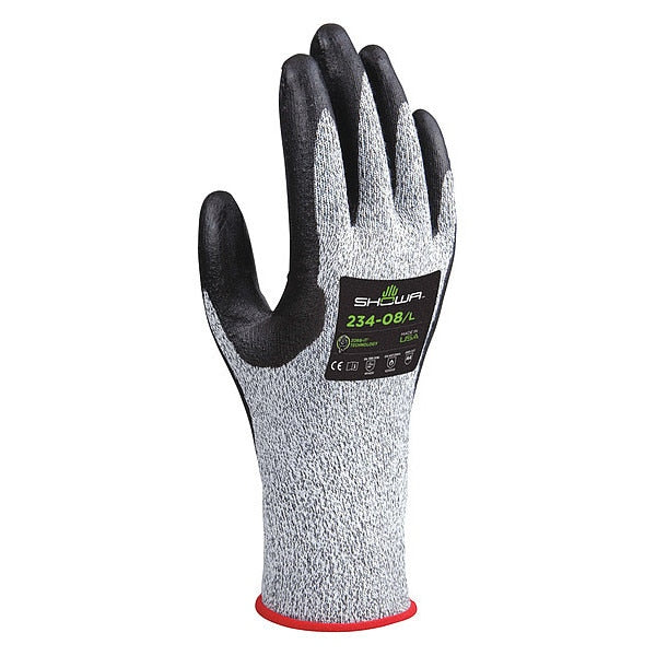 Cut Resistant Coated Gloves, A4 Cut Level, Foam Nitrile, XL, 1 PR