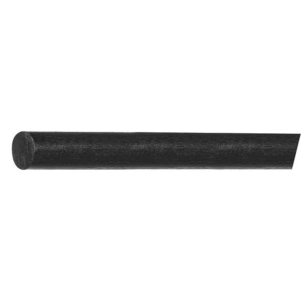 Black Carbon Fiber Rod Stock 2 ft. L, 1/4
