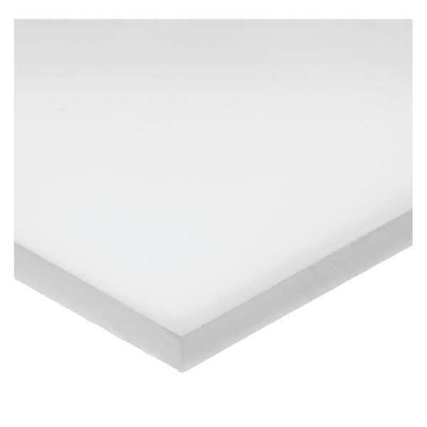 White Acetal Rectangle Stock 12