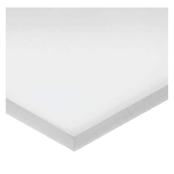 White Polystyrene Plastic Sheet Stock 48