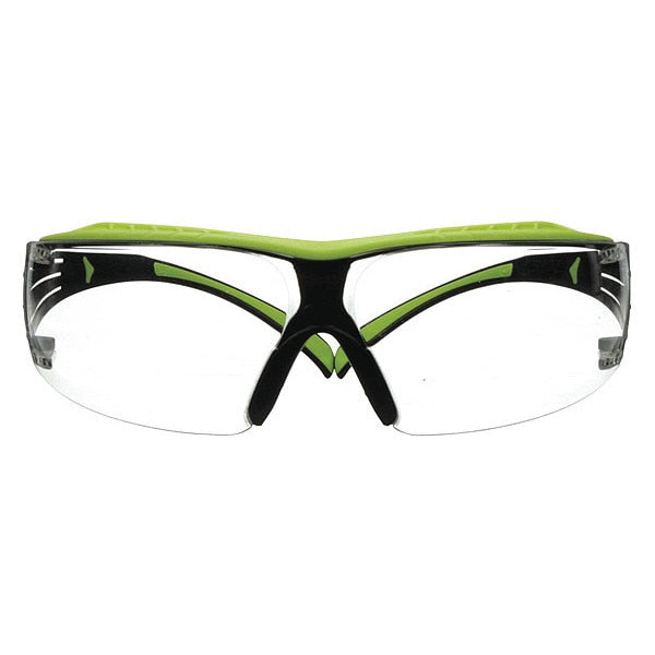 Safety Glasses, Wraparound Clear Polycarbonate Lens, Anti-Fog, Scratch-Resistant