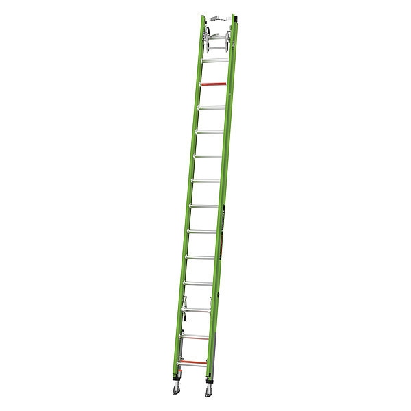 Fiberglass Extension Ladder, 300 lb Load Capacity