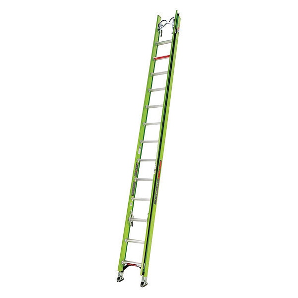 Fiberglass Extension Ladder, 300 lb Load Capacity