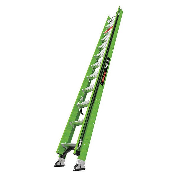 Fiberglass Extension Ladder, 300 lb Load Capacity