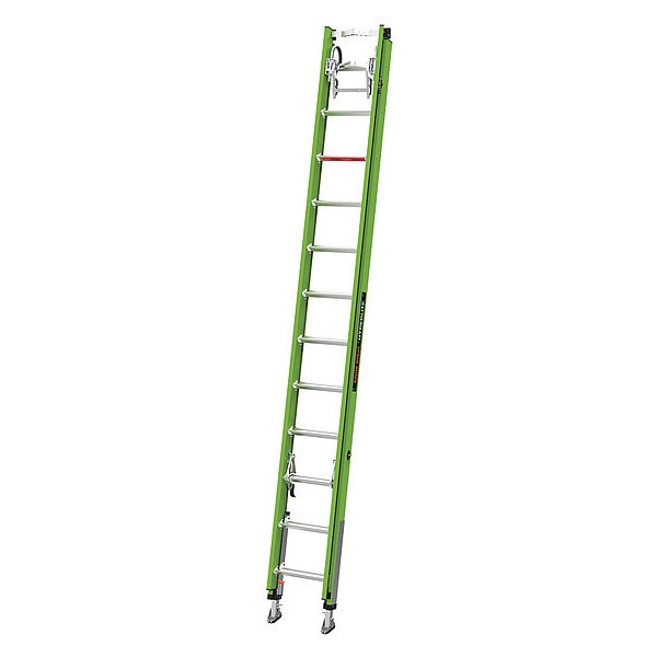Fiberglass Extension Ladder, 300 lb Load Capacity