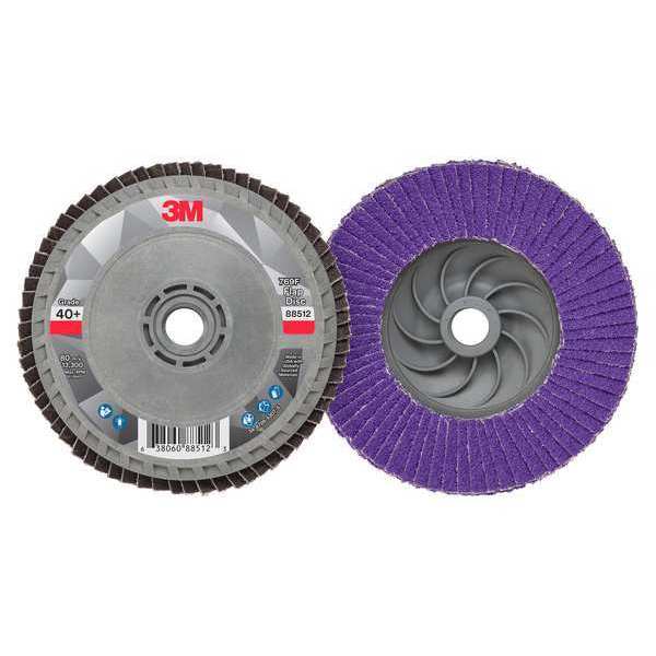 Flap Disc, 4 1/2 in Dia, 5/8 in Arbor