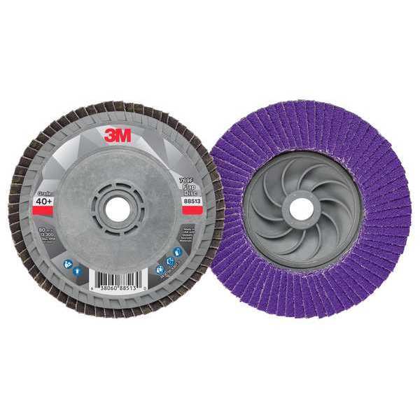 Flap Disc, 4 1/2 in Dia, 5/8 in Arbor