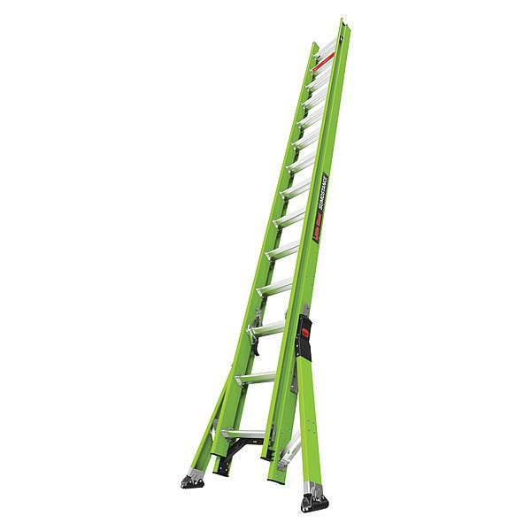 Fiberglass Extension Ladder, 300 lb Load Capacity