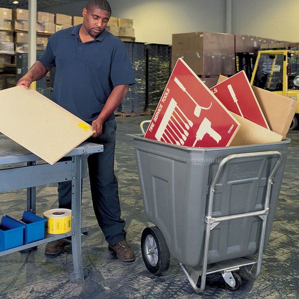 Cube Truck, 7/16 cu. yd., 450lb. Cap, Green