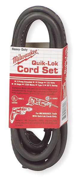 8' 3-Wire QUIK-LOK Cord