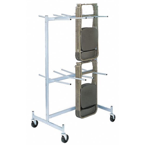 Folding Chair Cart, 500 lb. Load Capacity, Holds 48 Chairs