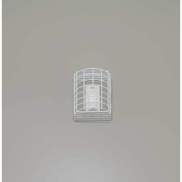 Surface Mount White Coated Steel Motion Detector Guard 7