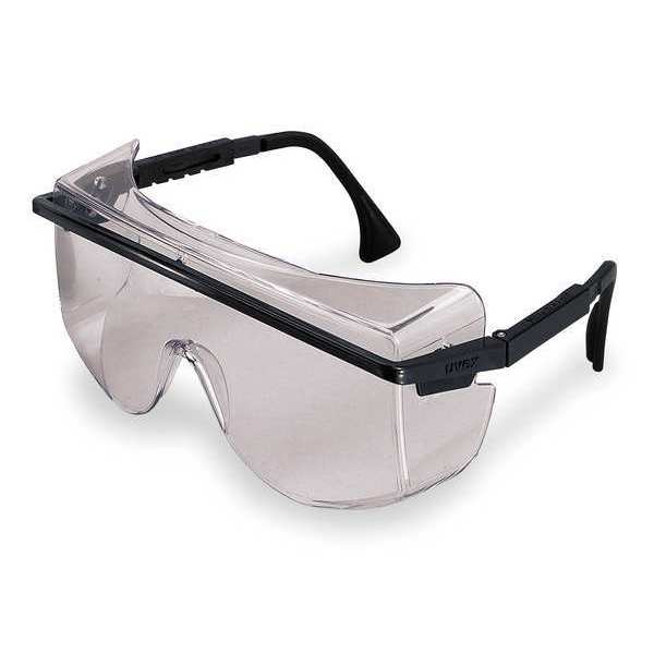 Safety Glasses, OTG Clear Polycarbonate Lens, Anti-Fog