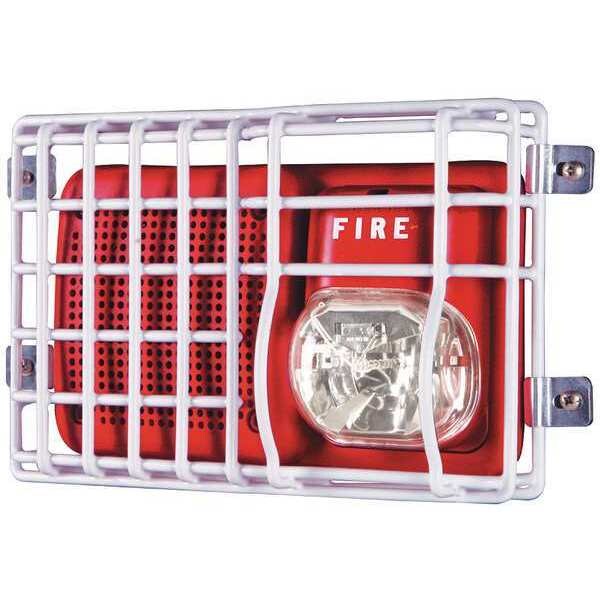 Audible/Strobe Guard, Steel Wire, Flush
