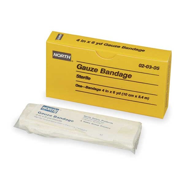 Gauze Wrap, Sterile, White, Unitized