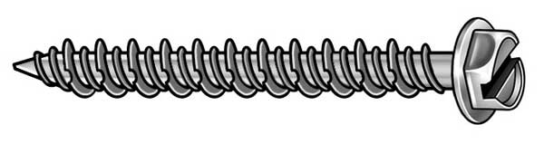 Tapcon Masonry Screw, 3/16