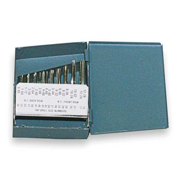 Hand Tap Set, 19 PC, HSS, #0-80 to #12-28