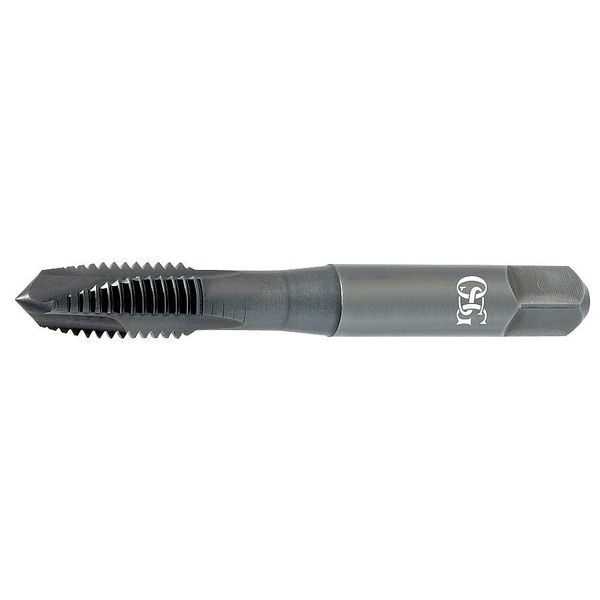 Spiral Point Tap, M10-1, Plug, Metric Fine, 3 Flutes, Bright