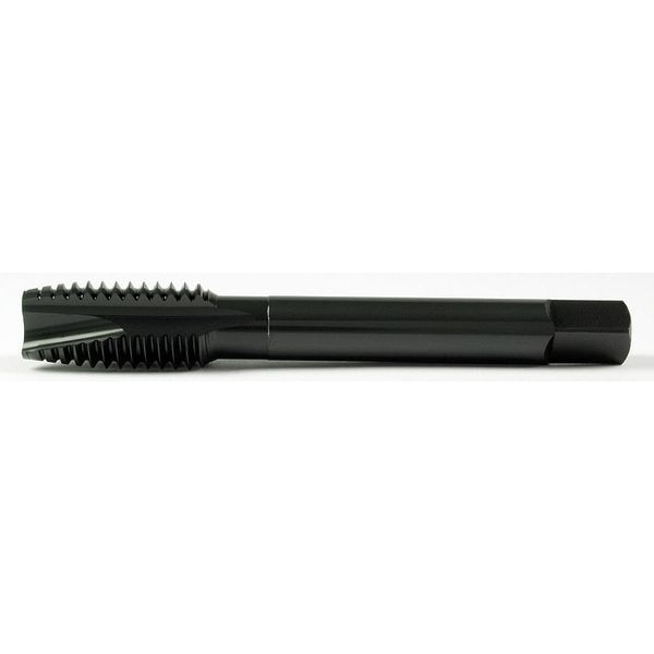 Spiral Point Tap, M10-1, Plug, Metric Fine, 3 Flutes, Oxide