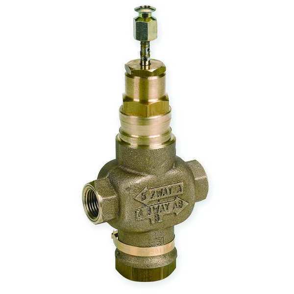 Two-Way Globe Valve, 1 1/4 In NPT, 18.7Cv