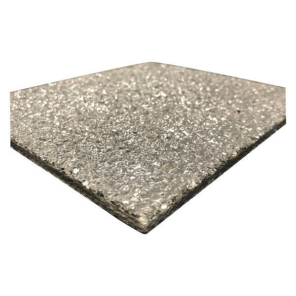 FiberPlate, Vinyl Ester, Gry, 1/8 x12x12 In