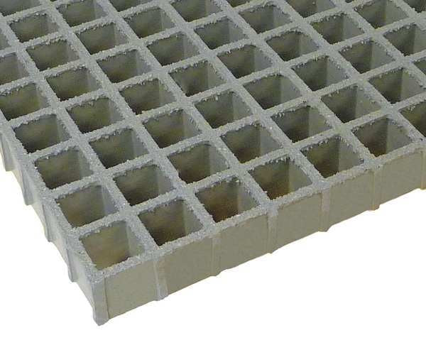 Molded Grating, 60 in Span, Grit-Top Surface, FGI-AM(R), Antimicrobial Premium Polyester Resin