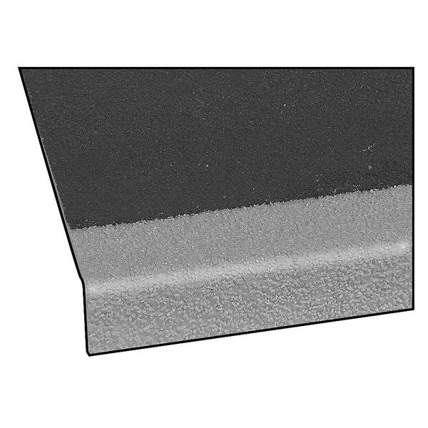 Stair Tread Cover, Gray, 144in W, Polyester